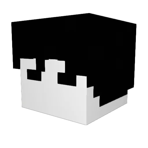 s4tysys Minecraft avatar head, 3D render