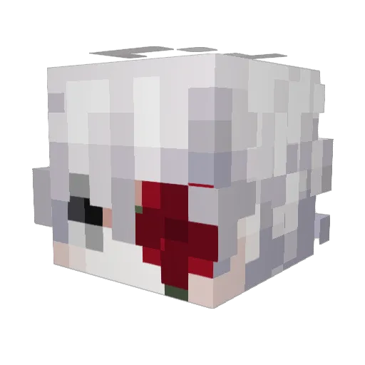 s4zac Minecraft avatar head, 3D render