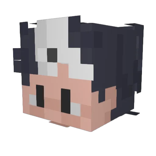 s4zs Minecraft avatar head, 3D render