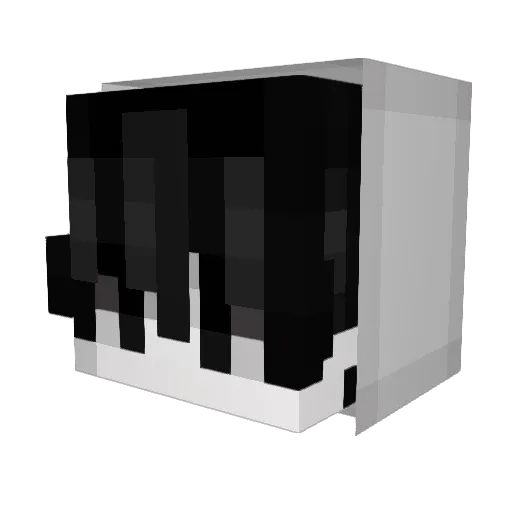 s6cond Minecraft avatar head, 3D render