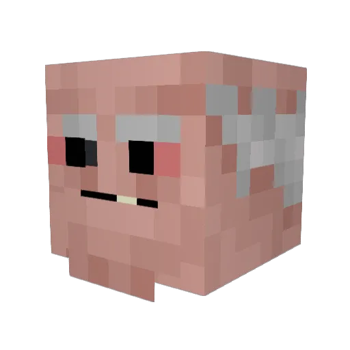 s7venchen_ Minecraft avatar head, 3D render