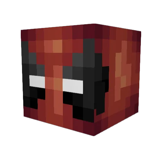 s86r Minecraft avatar head, 3D render