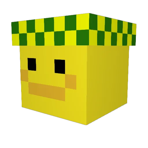s9icc Minecraft avatar head, 3D render