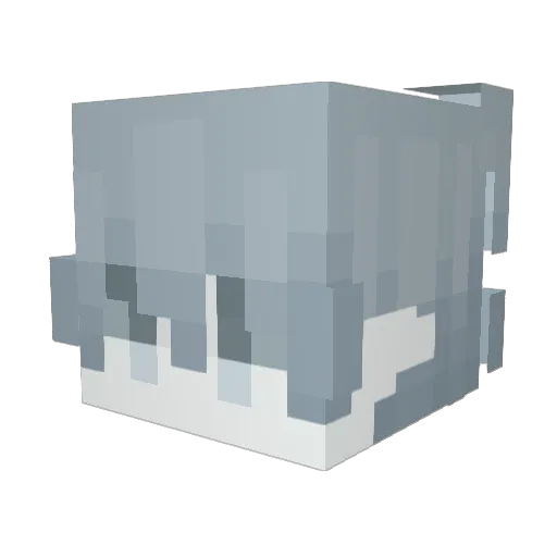 sAGTT Minecraft avatar head, 3D render
