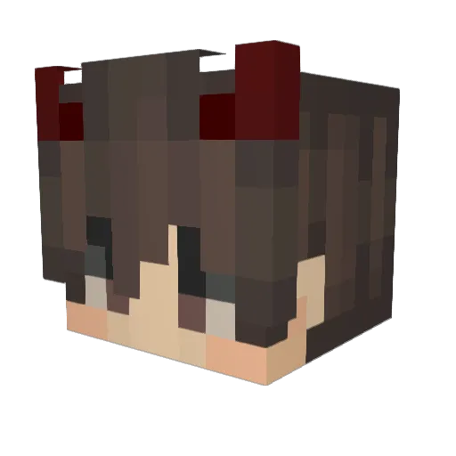 sANKLES Minecraft avatar head, 3D render