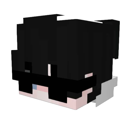 sBrazz Minecraft avatar head, 3D render