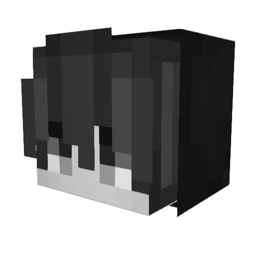 sClyde Minecraft avatar head, 3D render
