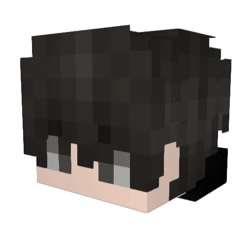 sDrink Minecraft avatar head, 3D render