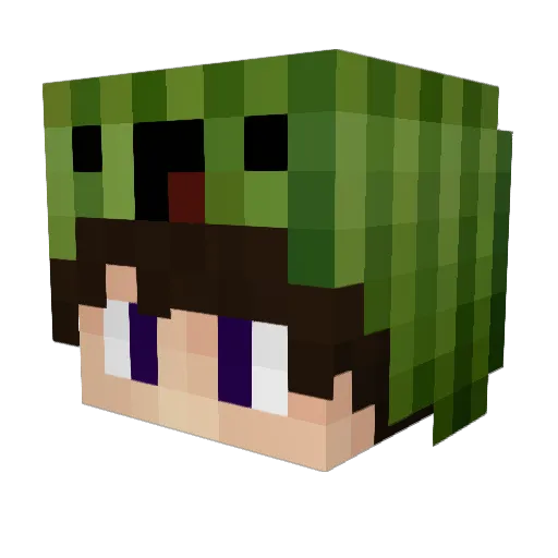 sFabiolai Minecraft avatar head, 3D render