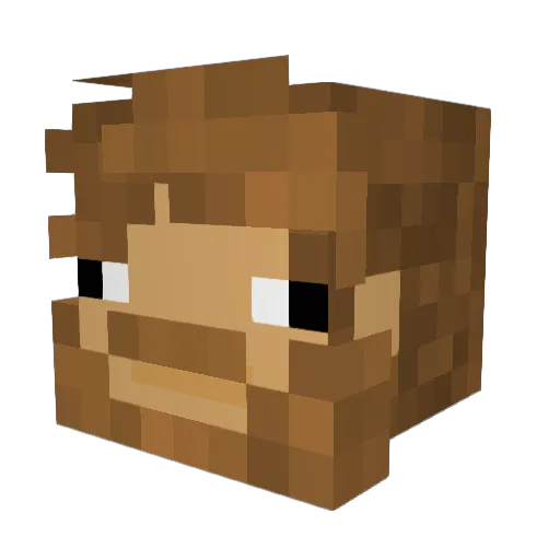 sFiveSeveN Minecraft avatar head, 3D render
