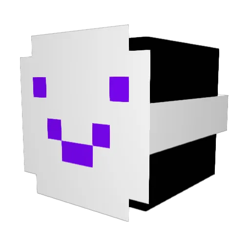 sFsE1 Minecraft avatar head, 3D render