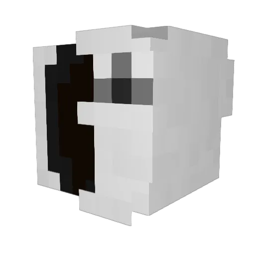sGRii Minecraft avatar head, 3D render