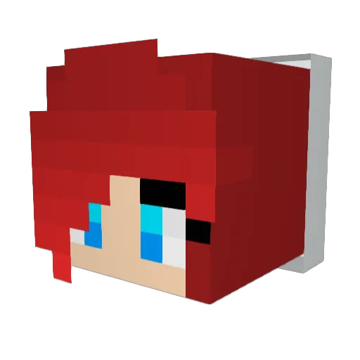 sG_Corleone Minecraft avatar head, 3D render
