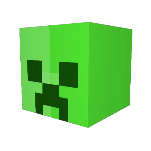 sHinGGGGGG Minecraft avatar head, 3D render