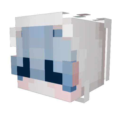 sIoww__ Minecraft avatar head, 3D render