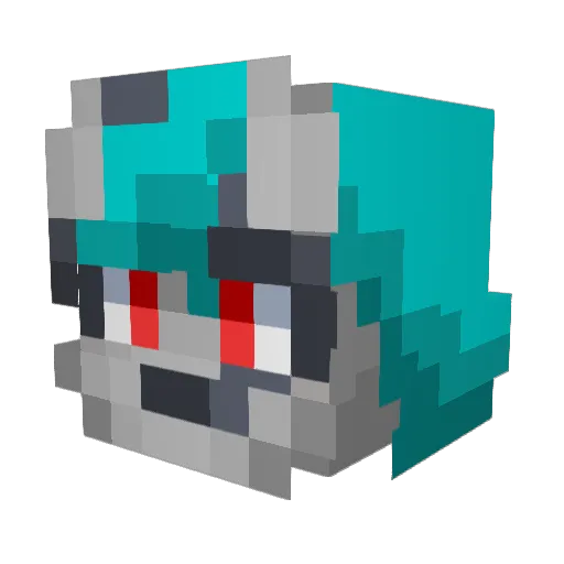 sJonneY Minecraft avatar head, 3D render