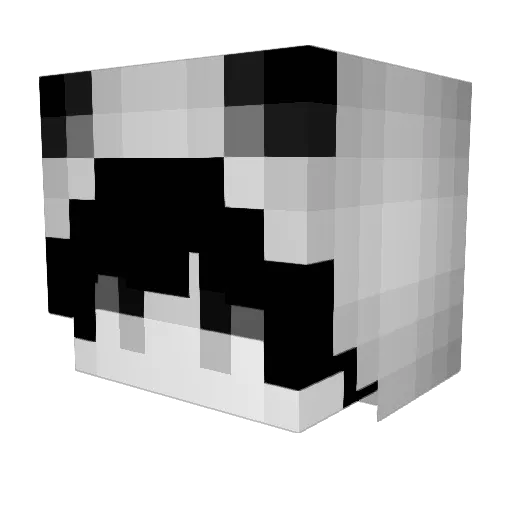 sLSIIQ Minecraft avatar head, 3D render