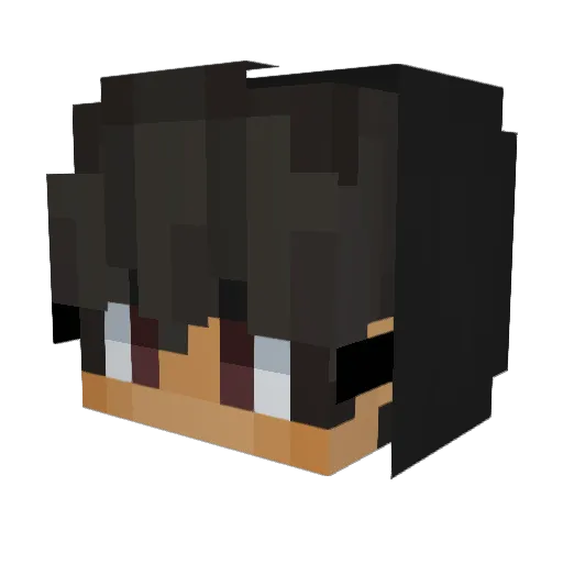 sL_Demon Minecraft avatar head, 3D render