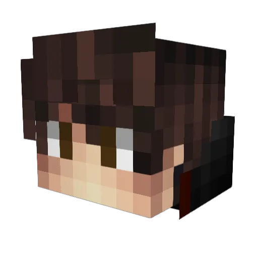 sLeofull Minecraft avatar head, 3D render