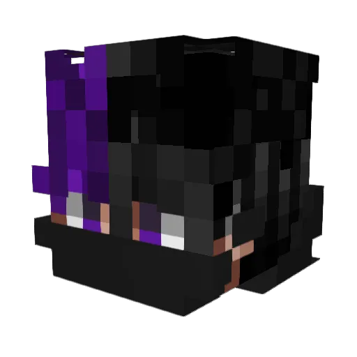 sLim15 Minecraft avatar head, 3D render