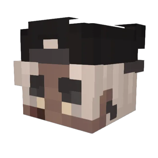 sLotr Minecraft avatar head, 3D render