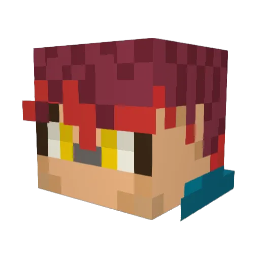 sMashDoesBadArt Minecraft avatar head, 3D render