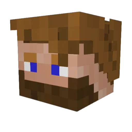 sOrRy_92 Minecraft avatar head, 3D render