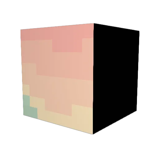 sOuOv Minecraft avatar head, 3D render