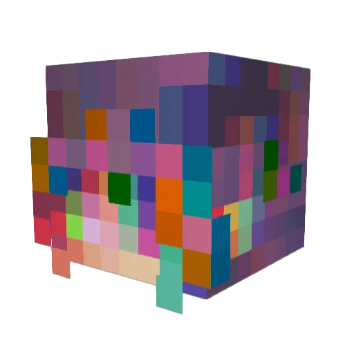 sPiralus23 Minecraft avatar head, 3D render