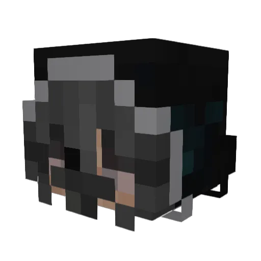sPsyze Minecraft avatar head, 3D render