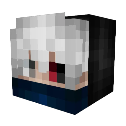 sSauceGod Minecraft avatar head, 3D render