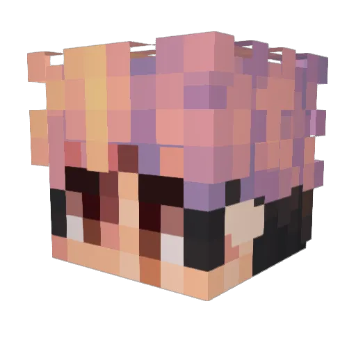 sShout Minecraft avatar head, 3D render
