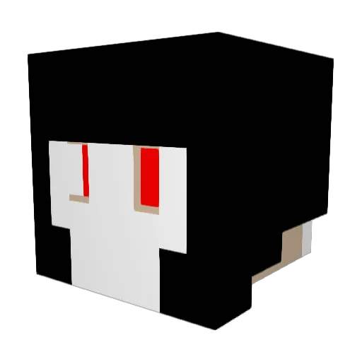sSpektro Minecraft avatar head, 3D render