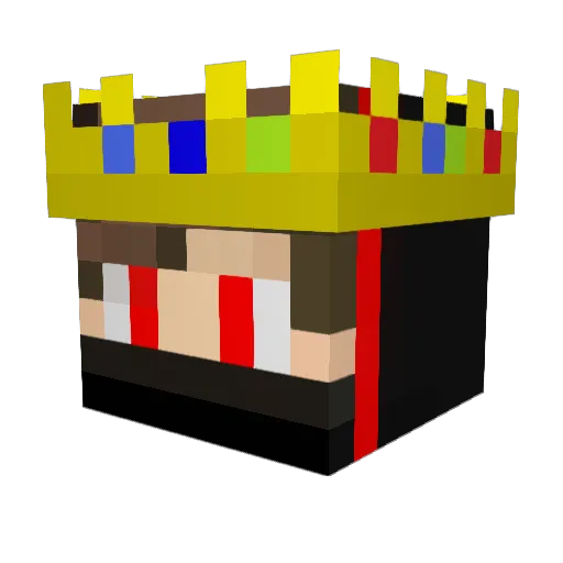 sStarFishh Minecraft avatar head, 3D render