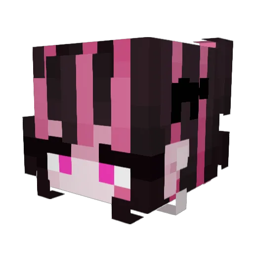 sTTar_ Minecraft avatar head, 3D render