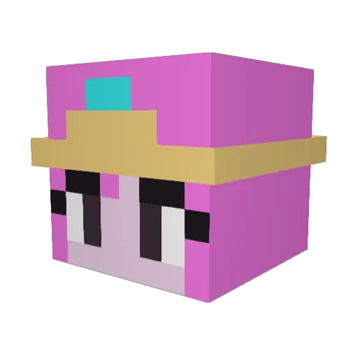 sTeaDyOG Minecraft avatar head, 3D render