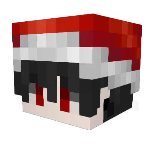 sTheOz Minecraft avatar head, 3D render