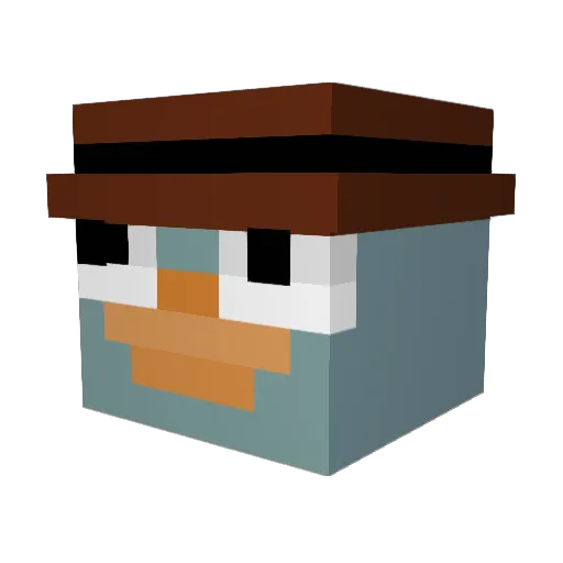 sTunTey_ Minecraft avatar head, 3D render