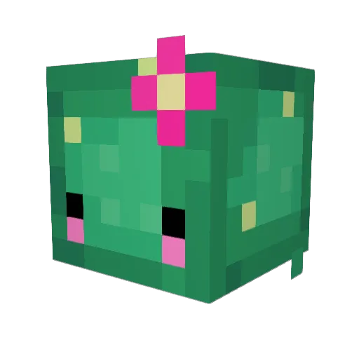 sUccubAss Minecraft avatar head, 3D render