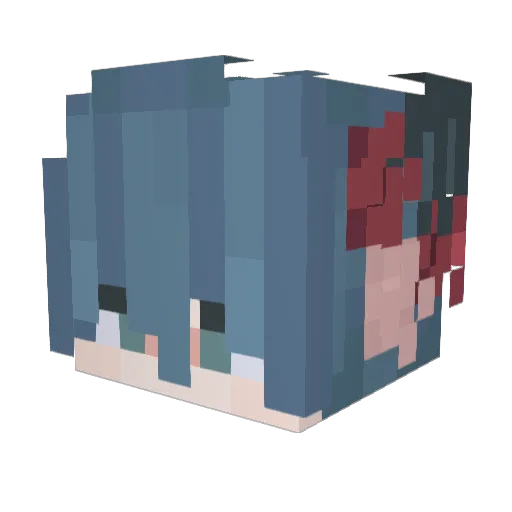 sUsBlockBuster Minecraft avatar head, 3D render