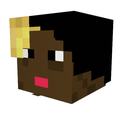 s_h_uuko Minecraft avatar head, 3D render