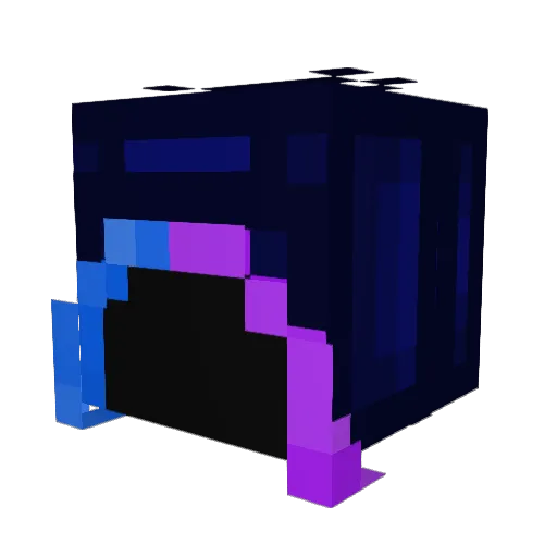 s_hino Minecraft avatar head, 3D render