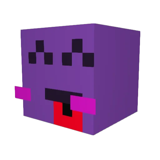 s_khc02645 Minecraft avatar head, 3D render