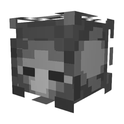 s_kim_ Minecraft avatar head, 3D render