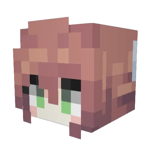 s_kur4 Minecraft avatar head, 3D render