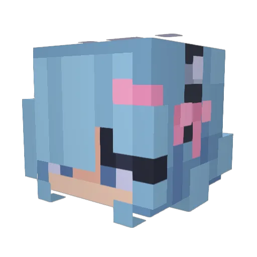 s_mr Minecraft avatar head, 3D render