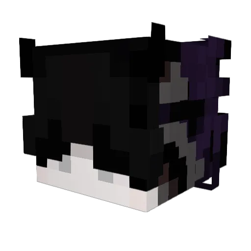 s_noo Minecraft avatar head, 3D render