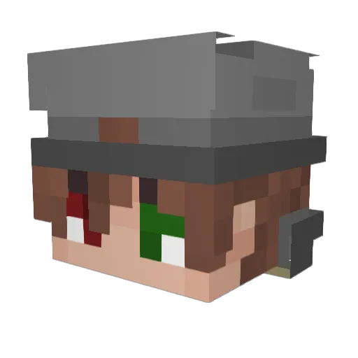 s_o_c_s_ Minecraft avatar head, 3D render