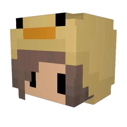 s_oapy Minecraft avatar head, 3D render