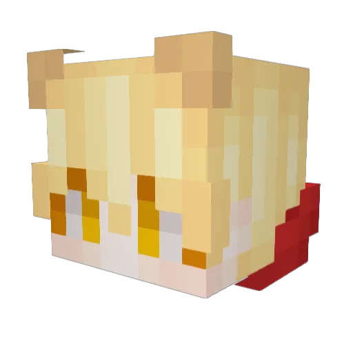 s_sang0407 Minecraft avatar head, 3D render